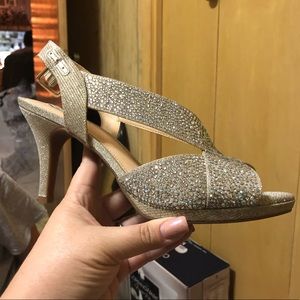 Alex Marie Crisscross Platform Dress Sandals